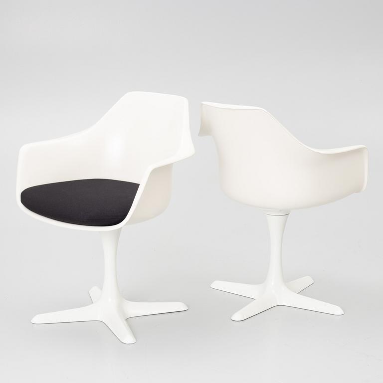 Maurice Burke, Chairs, 4 pieces, Arkana, England, late 20th century.