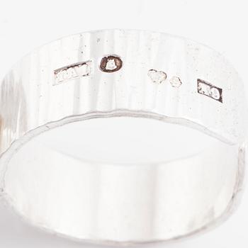 Rosa Taikon, a sterling silver ring, Stockholm 1972.