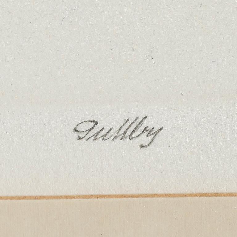 FOLKE GULLBY, etsning, signerad.