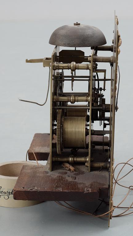 A Queen Anne walnut month-going longcase clock by Daniel Quare, London early 18th Century.