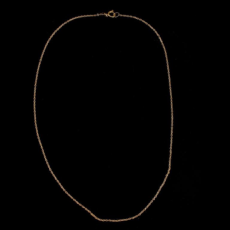 PARTI GULDSMYCKEN, 4 delar, mest 18K, 1800-1900-tal. Totalt ca 40 gram.