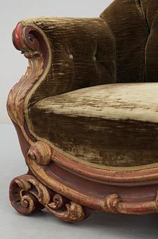 SOFFA, nyrokoko, 1800-talets andra hälft.