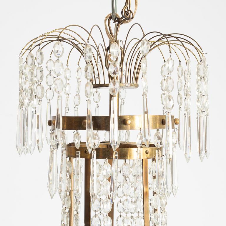 Chandelier, Gustavian style, 19th century.