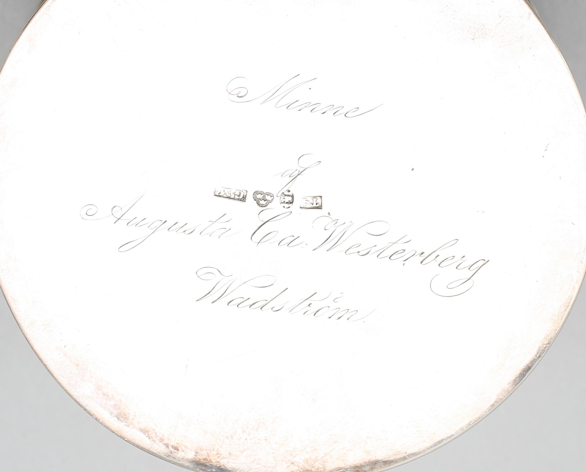 DOSOR, 4 st, silver, svenska stämplar, 1800-tal. Total vikt ca 215 gram.