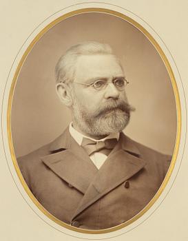 Portrait of Robert Nobel (1829-1896), photograph.