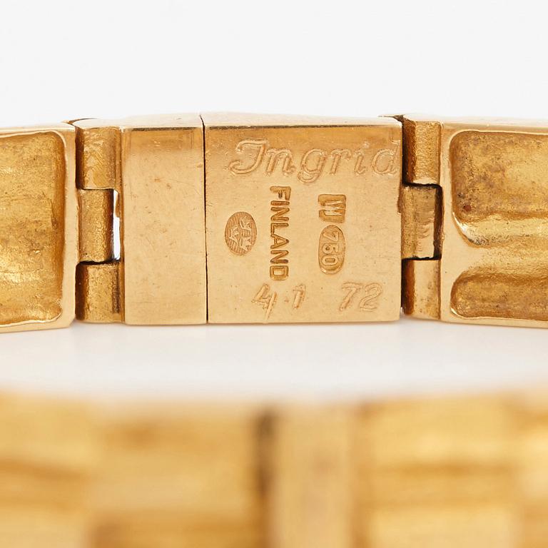 An 18K gold Lapponia bracelet "Cascade" design Björn Weckström.