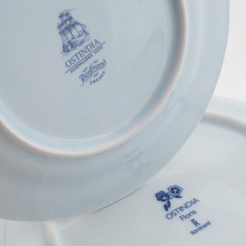 Servis, porslin, 103 delar, "ostindia, samt 8 delar "Ostindia floris", Rörstrand, varierande åldrar.