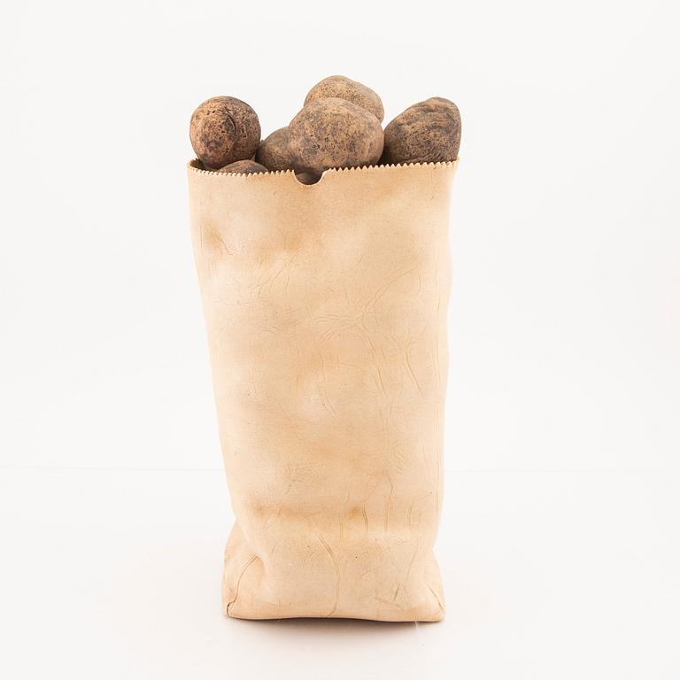 Ingrid Herrlin, a signed earthenware sculpture.