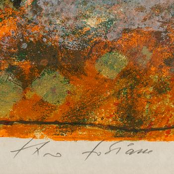 Three signed Theo Tobiasse lithographs.