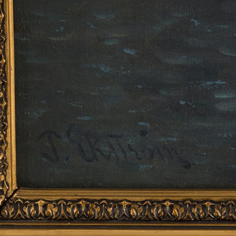 PER EKSTRÖM, oil on canvas, signed.