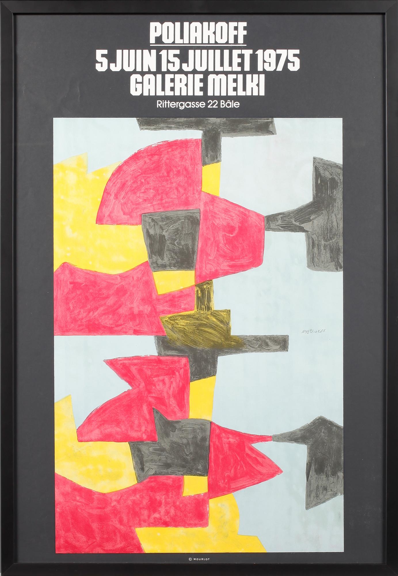 SERGE POLIAKOFF, utställningsaffisch.
