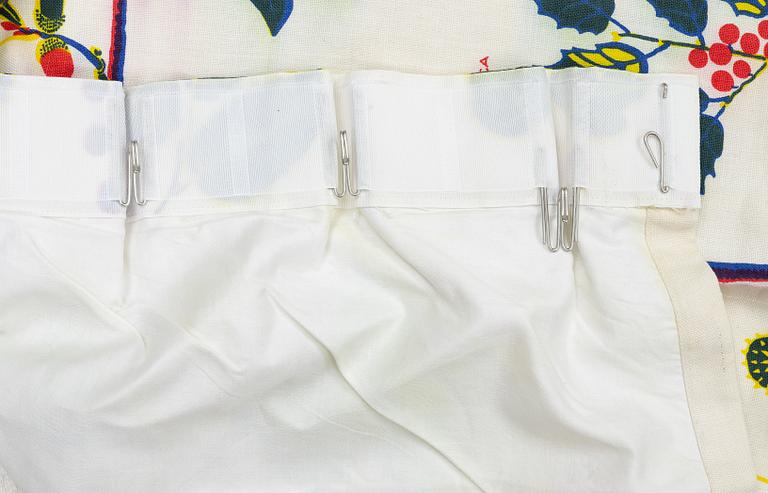 Josef Frank, a pair of "US Tree" curtains, Firma Svenskt Tenn, Sweden.