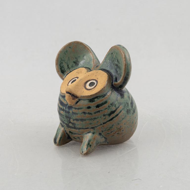 Lisa Larson, a stoneware figurine, 'Spökmusen' from the series 'Menageri', Gustavsberg.