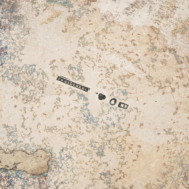 Kaffekanna, gustaviansk stil, CG Hallberg, Stockholm år 1900.