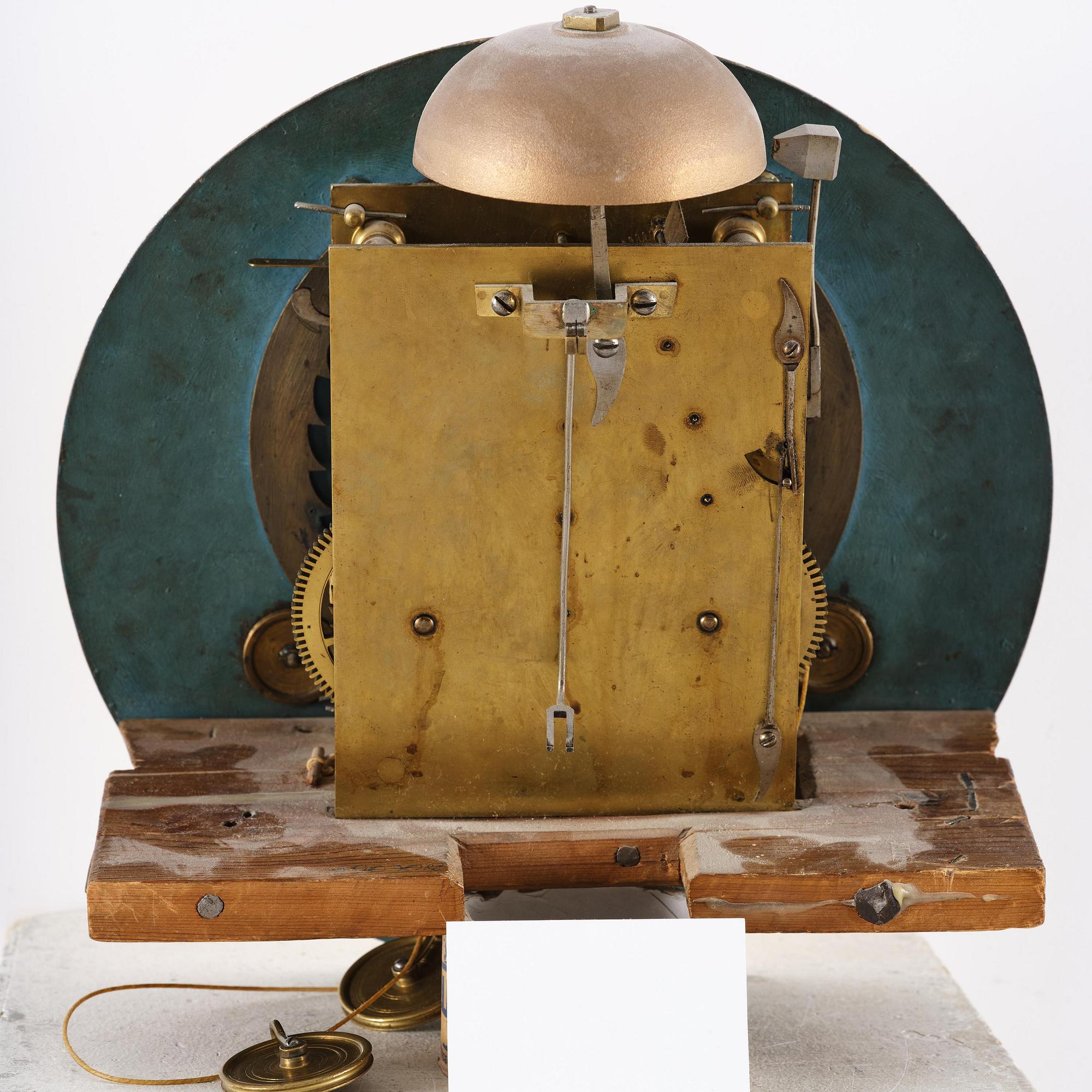 A rococo longcase clock by P. Ernst (watchmaker in Stockholm 1753-84).
