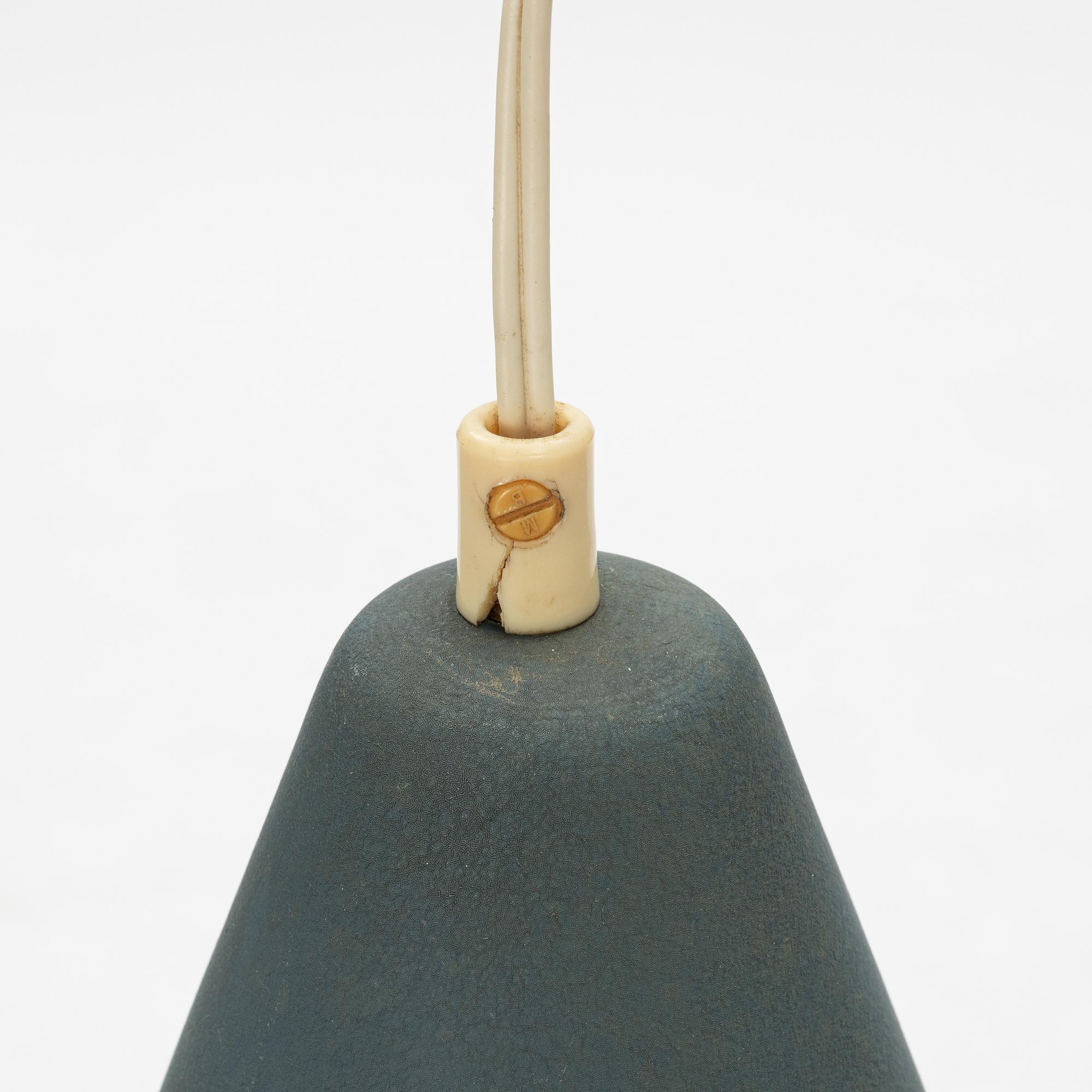 Taklampa, 1900-talets mitt.