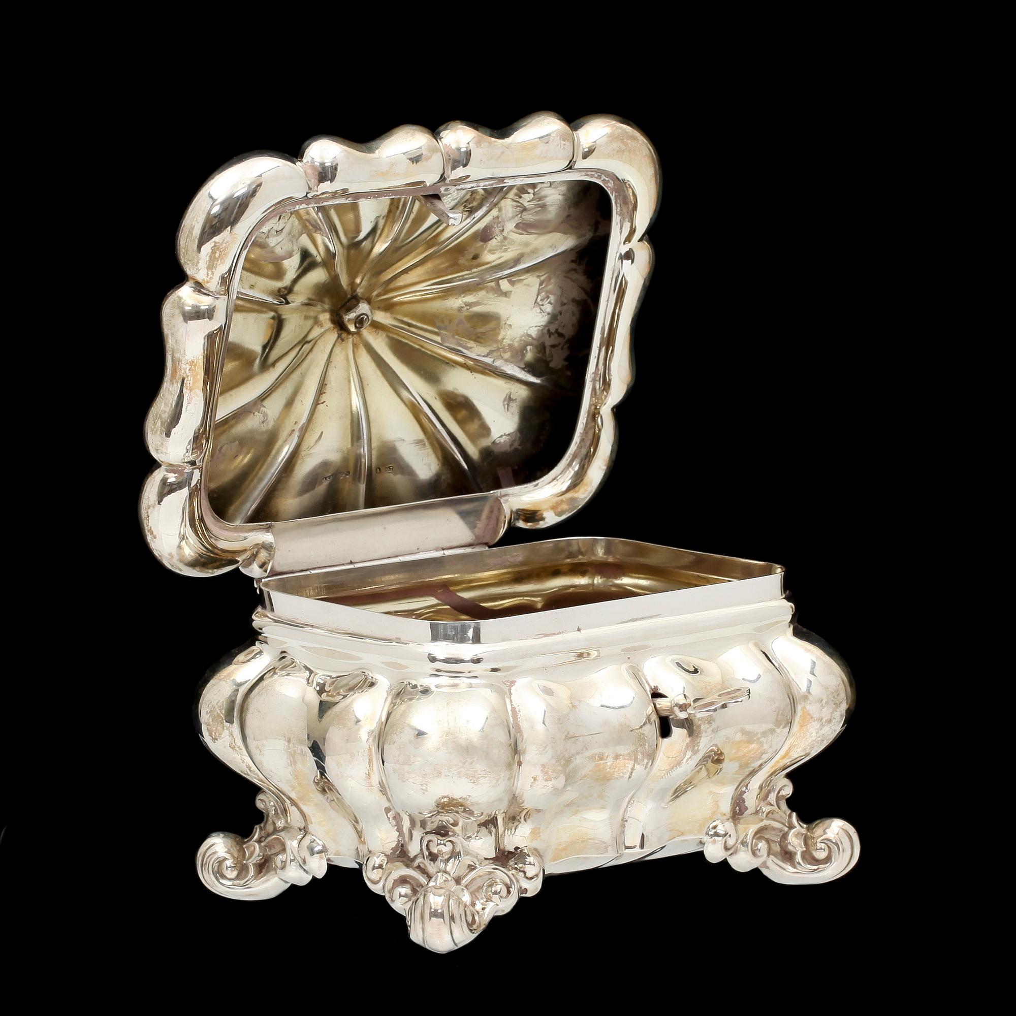 SOCKERSKRIN, silver, A.G Dufva 1918. 650gr.