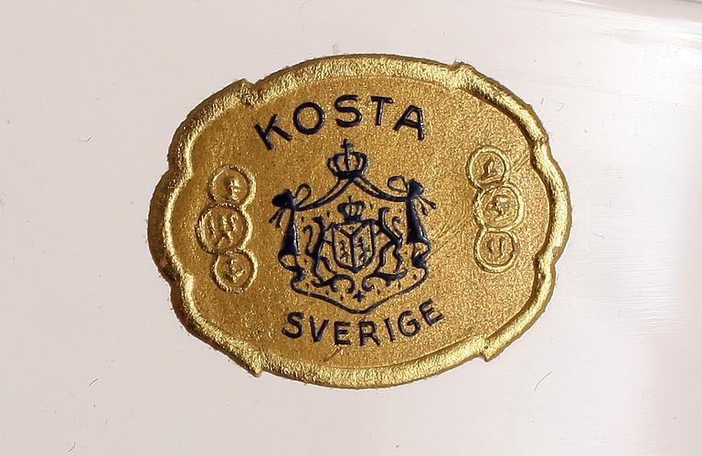 GLASSERVIS, 262 delar, glas, Kosta.