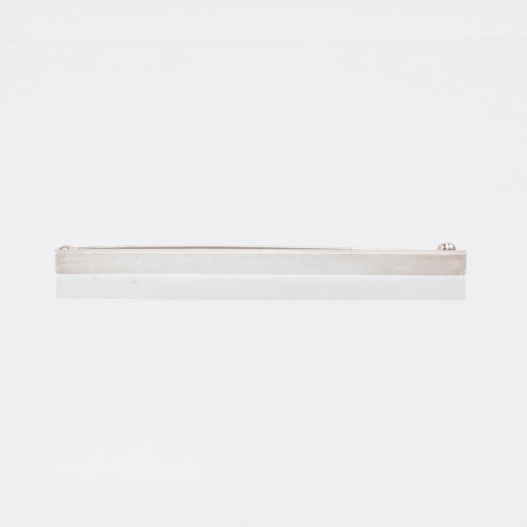 Wiwen Nilsson, brosch silver Lund 1968.