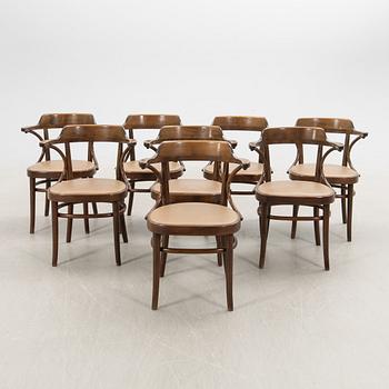 Armchairs 8 pcs Gemla "Cattelin" late 20th century.