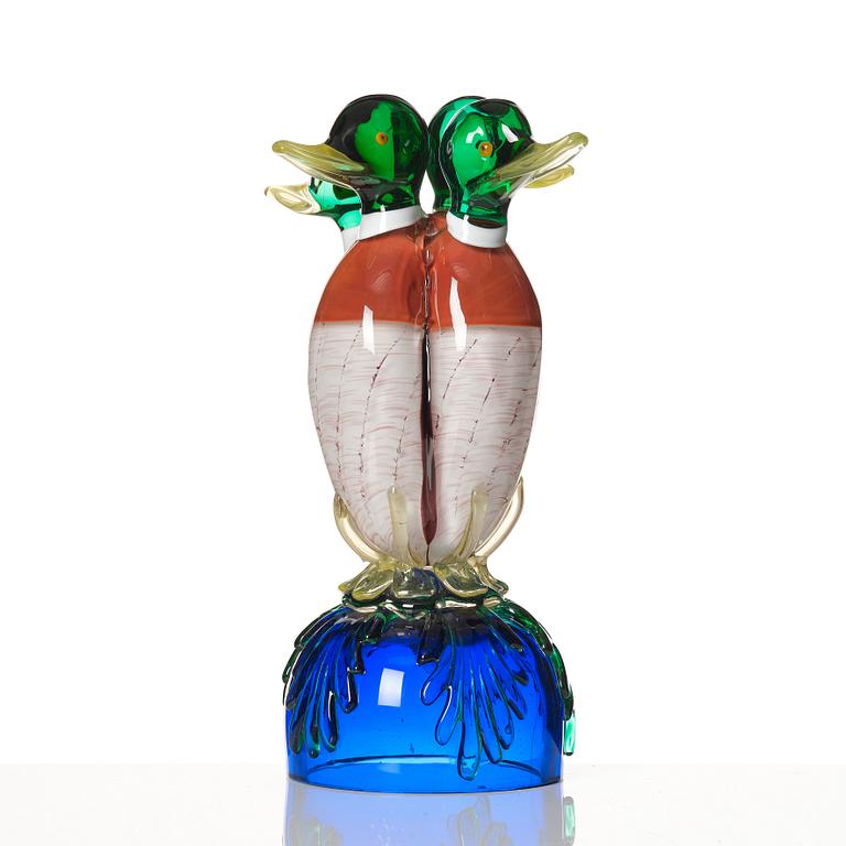 Ernst Billgren, "Väktare", skulptur, Berengo Studio, Murano 2000, ed. 2/6.