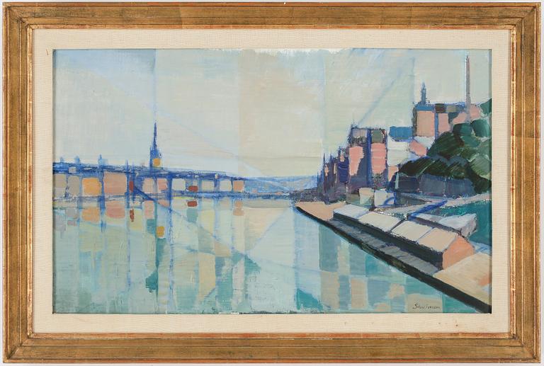 STURE SVENSON, olja på duk, signerad.