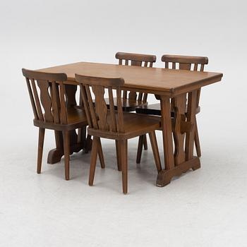 Matgrupp i 5 delar från mitten av 1900-talet.