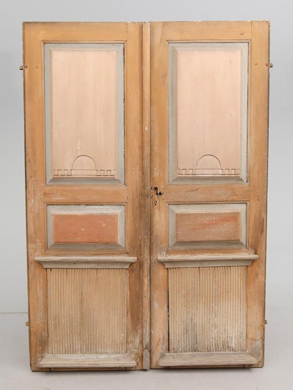 DÖRRAR, 1 par, 1900-talets första hälft.