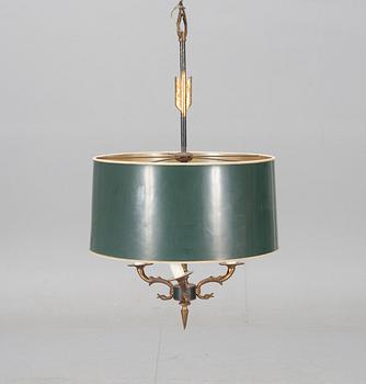 TAKLAMPA, empirestil. Diam 43, höjd 75 cm.