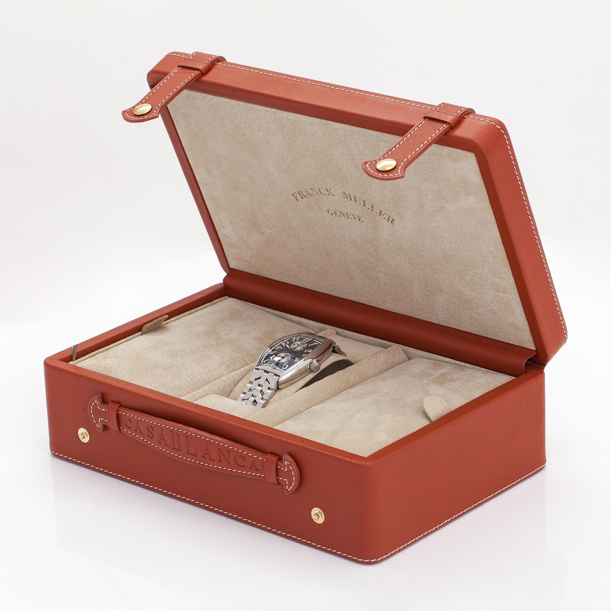 Franck Muller, Master Banker, armbandsur, 32 x 39 mm.
