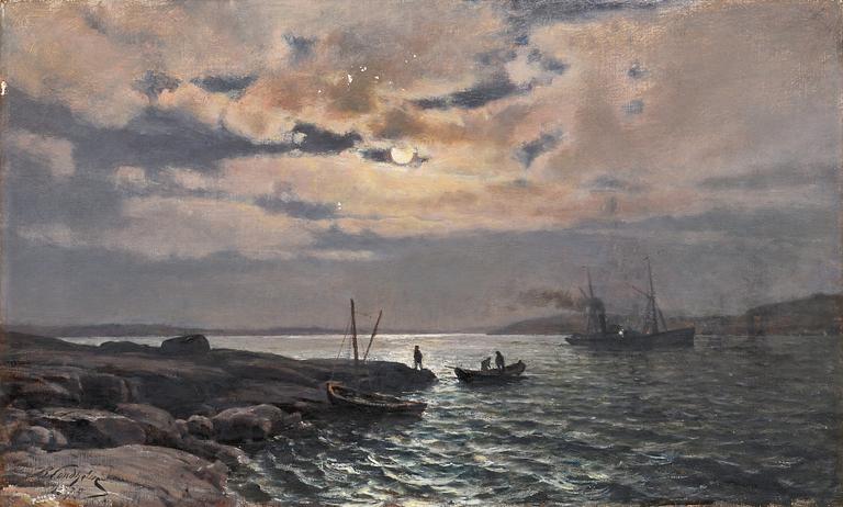 Berndt Lindholm, FISKARE I MÅNSKEN.