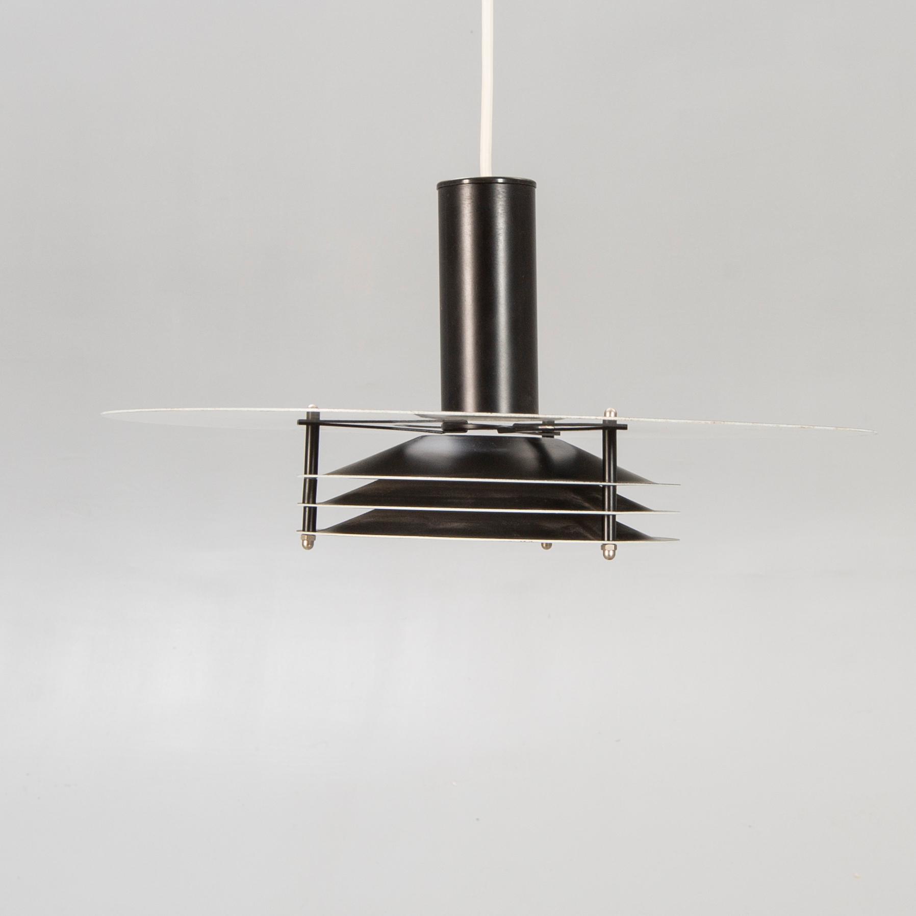 A ceiling lamp marked Horn later part of the 20th century.