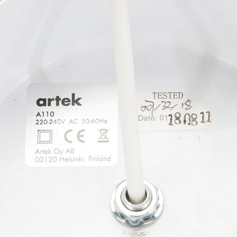 Alvar Aalto, kattovalaisin, malli A110, Artek, Suomi 2000-luku.