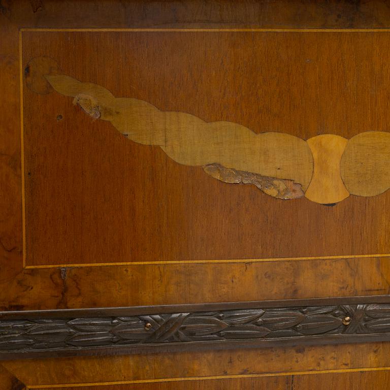 A Gustavian style chest of drawers, early 20th Century.