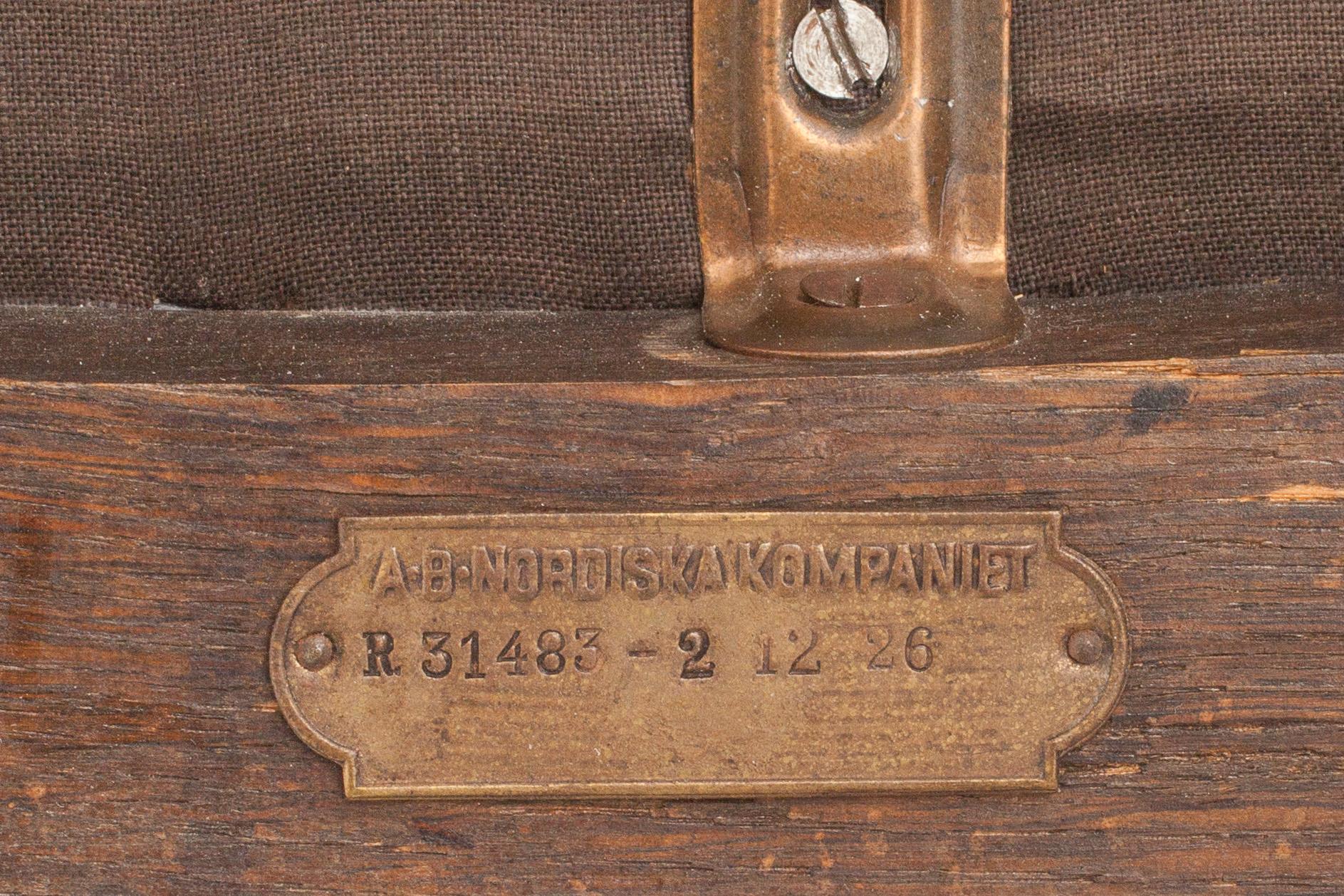 KARMSTOLAR, 3 st. NK.  1900-TALETS MITT.