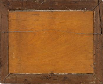 Birger Simonsson, oil on panel, signed BS, dated 1917 verso.