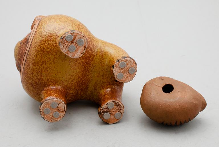 FIGURER, 2 st, stengods, Lisa Larson, Gustavsberg.