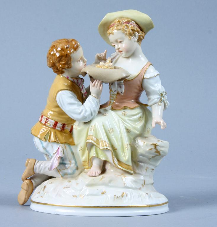FIGURIN, porslin, KPM, 1900-tal.
