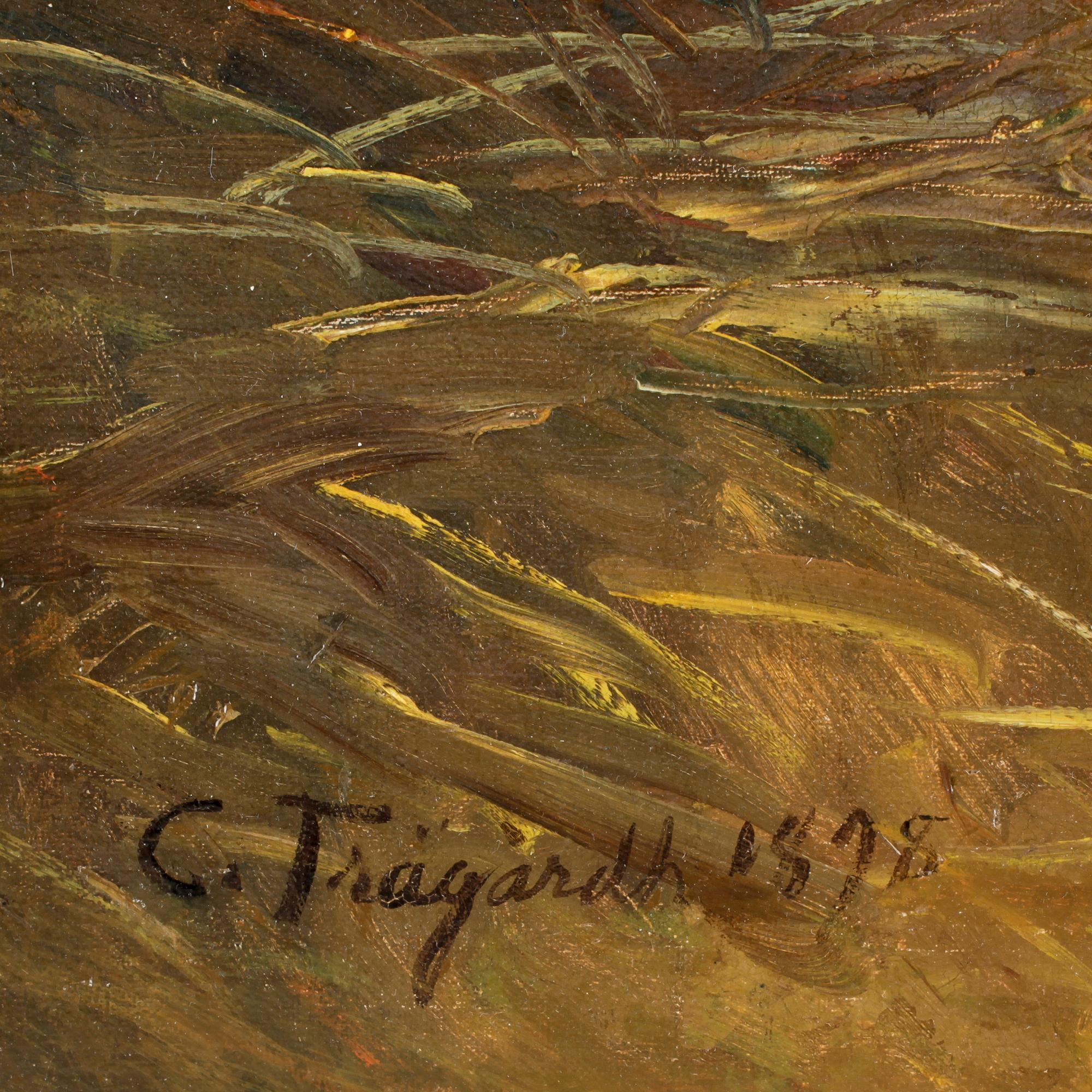 CARL TRÄGÅRDH, olja på duk, sign o dat 1898.