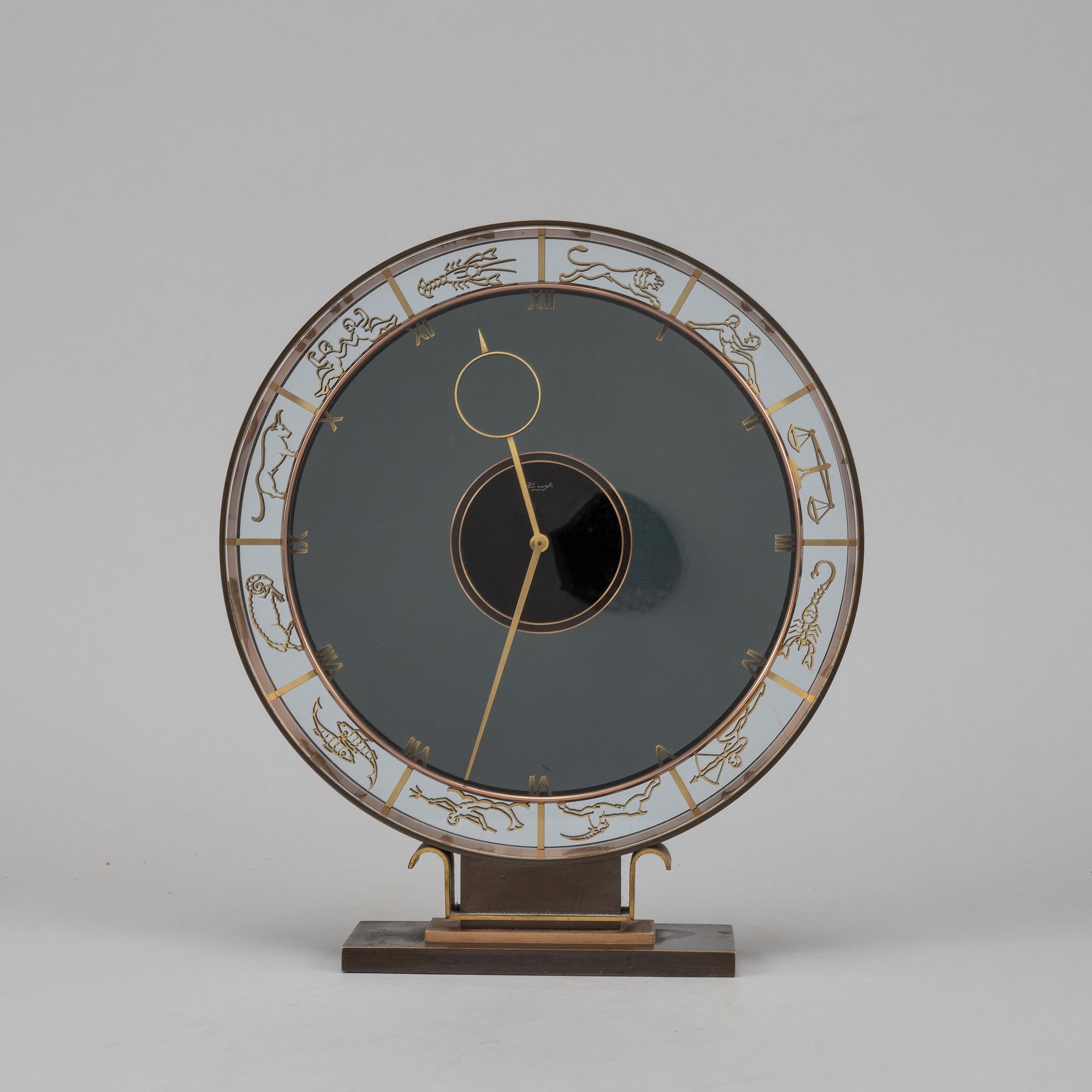 A mid 20th century table clock.