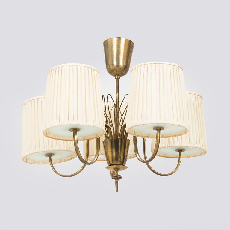 Paavo Tynell, A mid-20th century modell 9032 ceiling light for Taito, Finland.