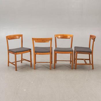 Chairs, 4 pcs, probably Denmark, 1960s.