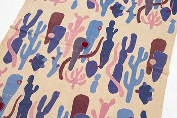 Wiwi Möller-Lindquist, Textile application, signed and dated -53.