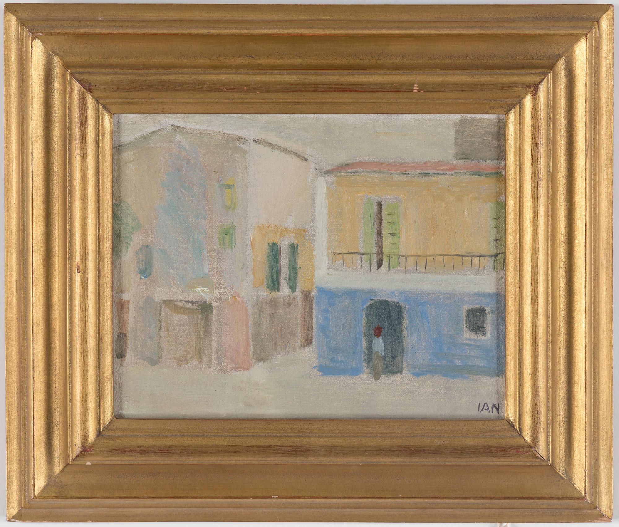 IAN RUSTH, oil on canvas, signed.