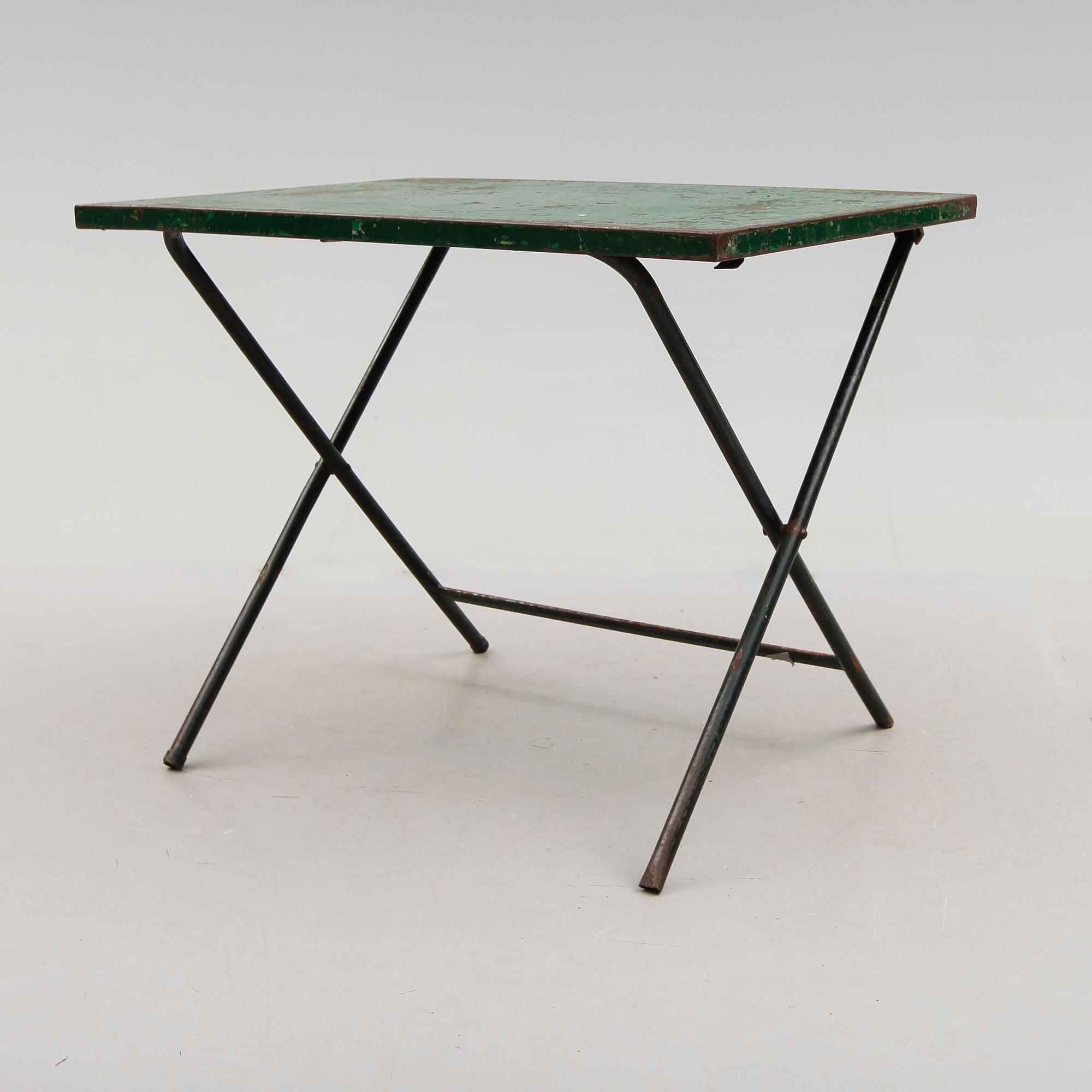 TRÄDGÅRDBORD, 1900-talets mitt.