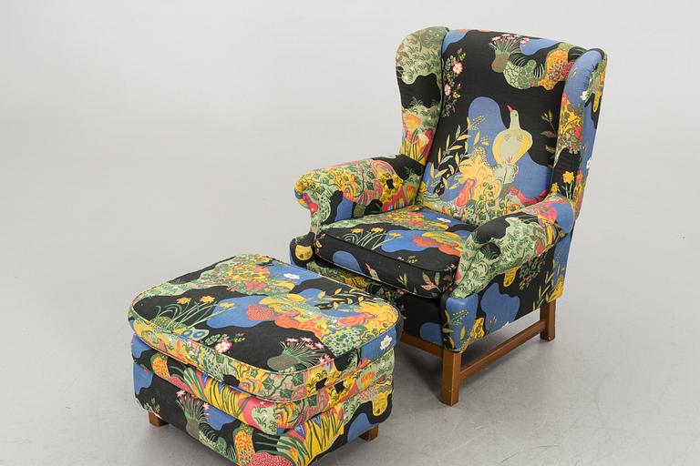 A ARMCHAIR BY RAGNAR HELSÉN MODELL 3543 "OXFORD" FOR FIRMA SVENSKT TENN.