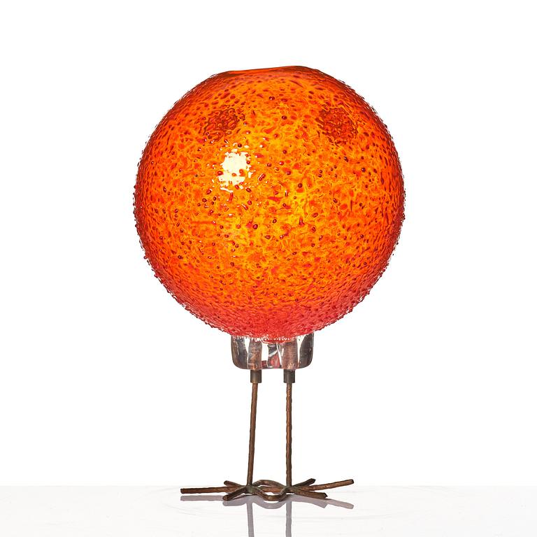 Alessandro Pianon, a 'Pulcino' glass bird, Vistosi, Murano, Italy 1960s.