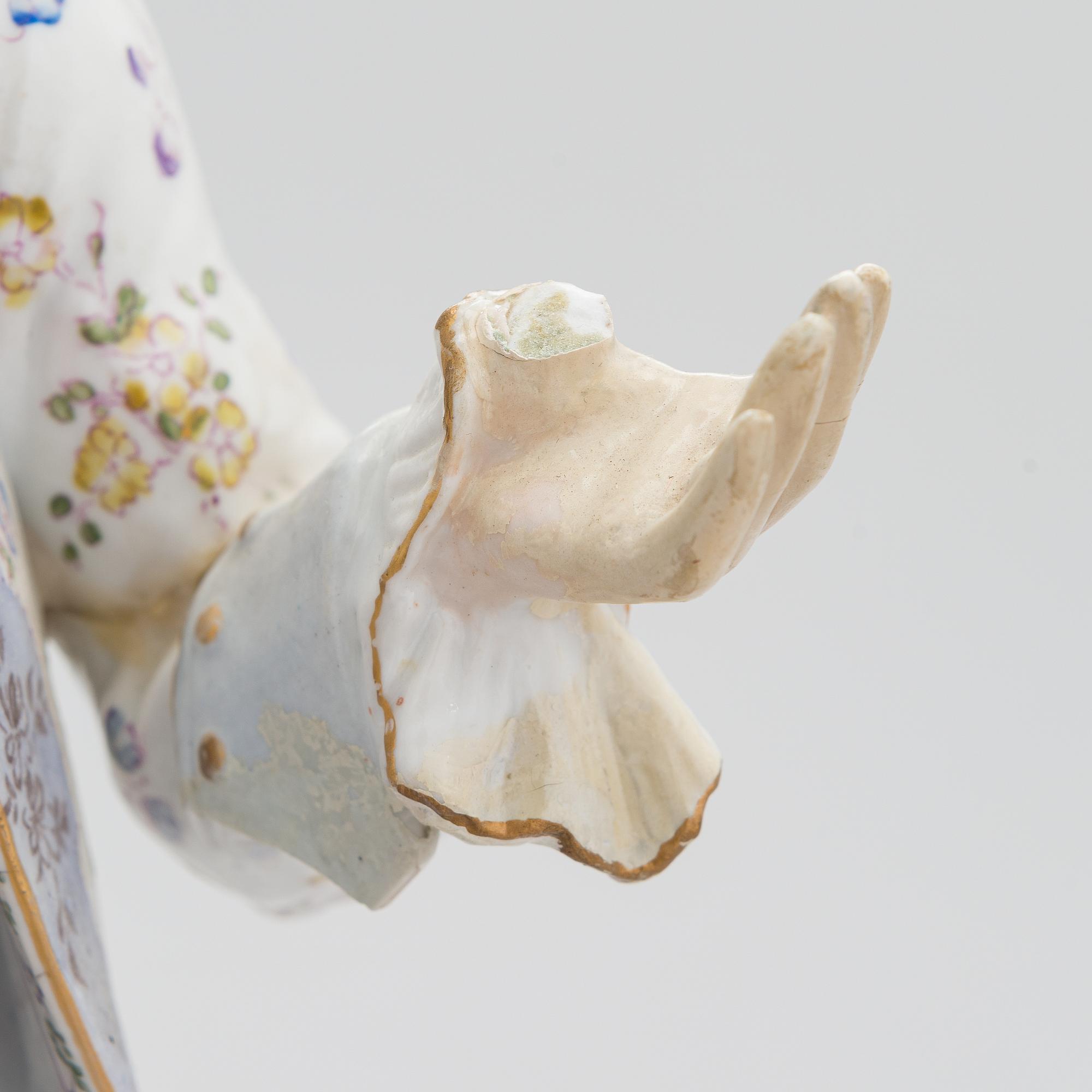 Figuriini, Meissen, posliini, Saksa, 1800-luku.