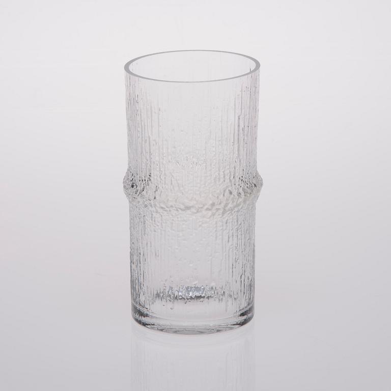 VASER, 2 st, glas, Tapio Wirkkala, modell 3585 och "Niva" signerad TW, Iittala.