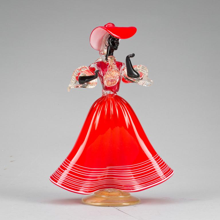 FIGURIN, glas, Murano.